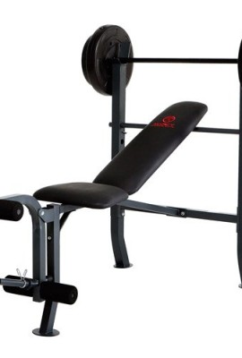 80-lb-Exercise-Weight-Bench-steel-tube-frame-Leg-developer-steel-weight-set-0