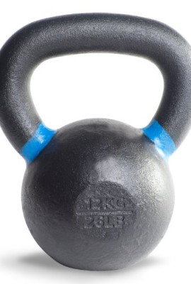 CAP-Barbell-Cast-Iron-Competition-Weight-Kettlebell-26-Pound-BlackBlue-0-0