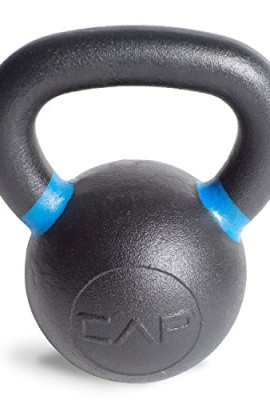 CAP-Barbell-Cast-Iron-Competition-Weight-Kettlebell-26-Pound-BlackBlue-0