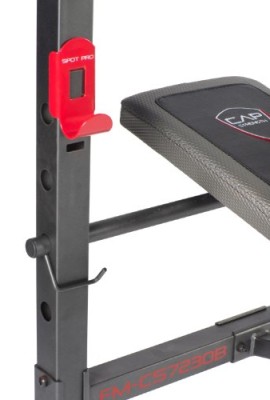 CAP-Barbell-Standard-Bench-Blackred-0-1