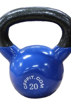 CFF-Vinyl-Russian-Kettlebell-and-Chalk-Block-Blue-20-Pound-0