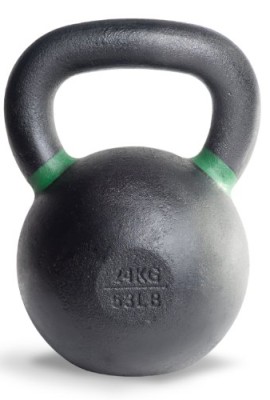 Cap-Barbell-Cast-Iron-Competition-Weight-Kettlebell-53-Pound-BlackGreen-0-0