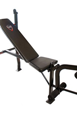 Deluxe-Weight-Bench-Press-Equipment-Including-a-100lbs-Weight-Set-Bar-Perfect-for-Home-Gym-Workouts-Also-Features-Leg-Preacher-Curl-Station-and-the-Bench-Is-Adjustable-for-Incline-Workouts-and-Regular-0-0