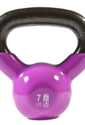 GoFit-Premium-Vinyl-Dipped-Kettle-Bell-With-Introductory-Training-Dvd-Magenta-7Lb-0