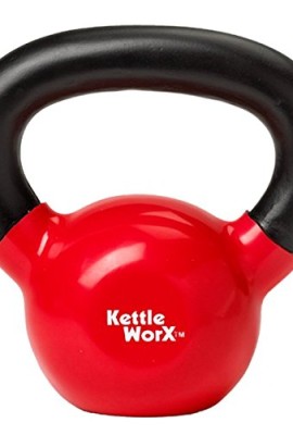 KettleWorx-Vinyl-Coated-Kettlebell-with-1-Kickstart-DVD-and-Guide-20-Pound-0