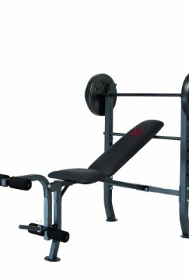 Marcy-Diamond-Bench-and-Weight-Set-80-Pound-0