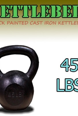 New-45-Lbs-Solid-Cast-Iron-Kettlebells-Weight-Dumbbells-Kettlebell-0