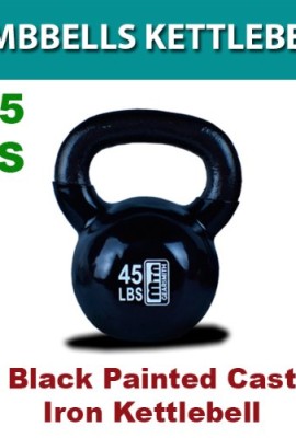 New-45-Lbs-Solid-Cast-Iron-Kettlebells-Weight-Dumbbells-Kettlebell-0-3