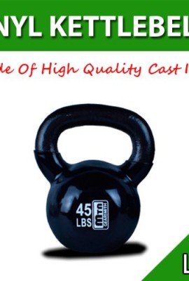 New-45-Lbs-Vinyl-Coated-Cast-Iron-Kettlebells-Weight-Dumbbells-Kettlebell-0-1