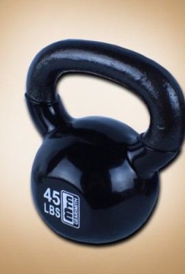 New-MTN-45-Lbs-Vinyl-Coated-Cast-Iron-Kettlebells-Weight-Dumbbells-Kettlebell-0