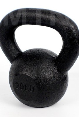 New-MTN-5-10-15-20-25-35-45-lbs-1pc-Solid-Cast-Iron-Kettlebell-Kettle-Bell-Lowest-Price-Fastest-Priority-Shipment-20-LB-0