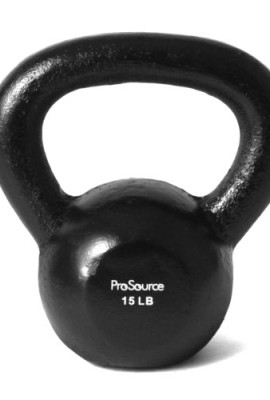 ProSource-Solid-Cast-Iron-Kettlebell-15-Pound-0