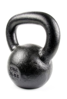 Tekbell-Kettlebell-12kg-26-Pound-Black-0-0