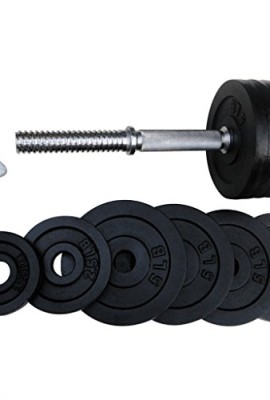 2-X-525-LBS-Adjustable-Cast-Iron-Dumbbells-Set-Total-105-Lbs-0-2