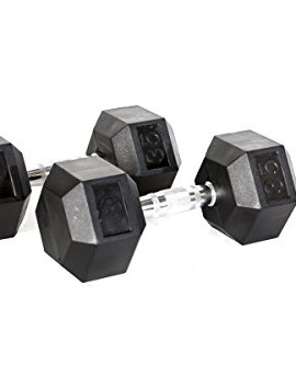 CoreX-Rubber-Hexed-Dumbells-Dumbell-35-LB-0-0