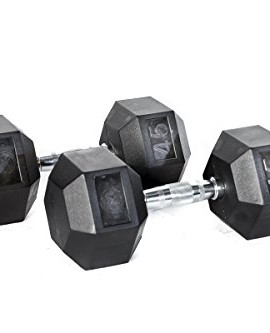 CoreX-Rubber-Hexed-Dumbells-Dumbell-45-LB-0-0