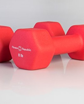 Fitness-Republic-Neoprene-Dumbbells-8-lbs-Set-Neoprene-Weights-0