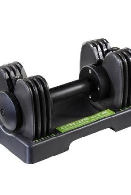 Golds-Gym-SpaceSaver-25-lb-Single-Dumbbell-0