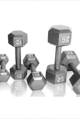 Grey-Solid-Hex-Dumbbell-Weight-115-lbs-0-1