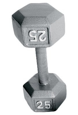 Grey-Solid-Hex-Dumbbell-Weight-115-lbs-0