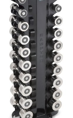 Hampton-10-Piece-Chrome-Beauty-Grips-Dumbbell-Set-with-2-tier-Vertical-Rack-0