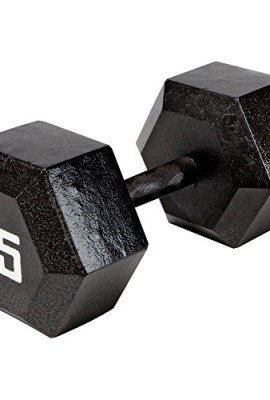 Marcy-Marcy-ECO-Iron-Hex-Dumbbell-Black-Iron-45-0