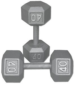 Pair-40-Lb-Cast-Iron-Hex-Dumbbells-0