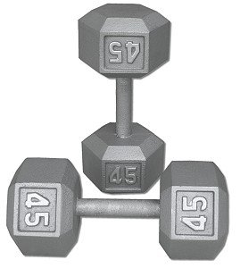 Pair-45-Lb-Cast-Iron-Hex-Dumbbells-0