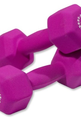 Pair-of-12lb-Neoprene-Dumbbells-Magenta-0