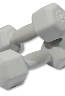 Pair-of-15lb-Neoprene-Dumbbells-Gray-0