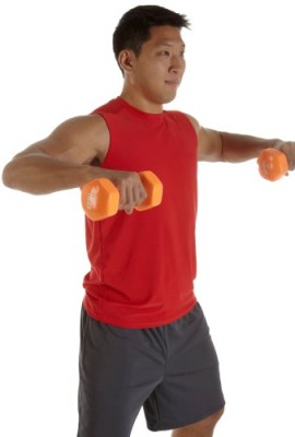 SPRI-Deluxe-Vinyl-Dumbbells-Orange-10-PoundSet-of-2-0-0