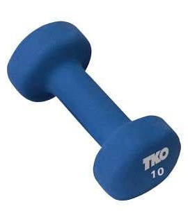 TKO-Neoprene-Coated-Dumbbell-10-Pound-Sold-Individually-0