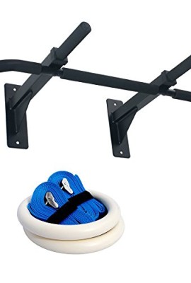 Ultimate-Body-Press-Wall-Mounted-Pull-Up-Bar-and-Gymnastic-Rings-Package-0