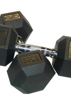 Valor-Fitness-Rubber-Hex-Dumbbells-Pair-30-Pound-0