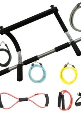 Wacces-New-Pull-Up-Bar-Workout-Chin-Push-Exercise-Fit-And-16-Pcs-Resistance-Bands-Workout-Exercise-Kit-For-P90X-Yoga-0