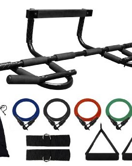 Wacces-Premium-Chin-Push-Pull-Up-Bar-And-5-Resistance-Bands-0