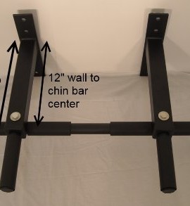 Wall-Mounted-Chin-up-Pull-up-Bar-16-Center-Stud-Mount-w-Rubber-Grips-44-Long-0-1