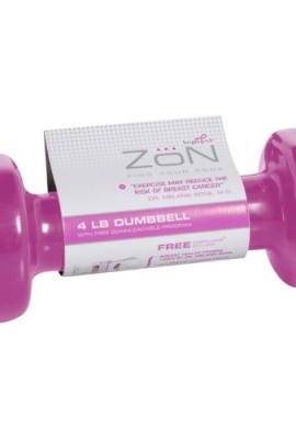 ZoN-Pink-Dumbbell-4-Pound-Sold-Individually-0-0