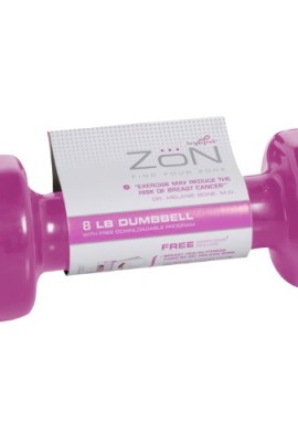 ZoN-Pink-Dumbbell-8-Pound-Sold-Individually-0-0