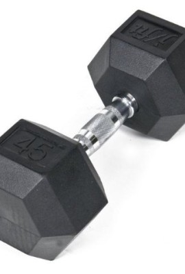 jfit-45lb-Rubber-Hex-Dumbbell-Single-0