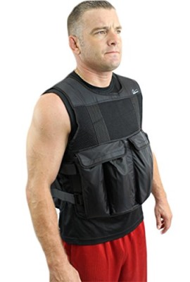 Beachborn-Extreme-Fitness-Black-Adjustable-Weight-Vest-Up-to-22LB-of-Weight-0-3