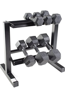 CAP-Barbell-Two-Tier-Dumbbell-Rack-20-Black-0-0