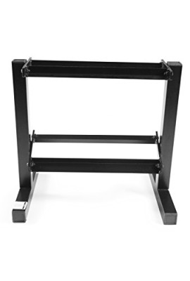 CAP-Barbell-Two-Tier-Dumbbell-Rack-20-Black-0-1