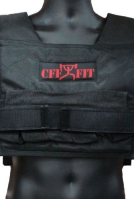 CFF-Adjustable-Weighted-Short-Vest-22-Lbs-10-kg-includes-extra-Vestshell-only-Great-for-Cross-Training-Running-Fireman-Training-0