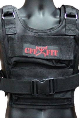 CFF-Weighted-Short-Vest-36-lbs-Comes-with-additional-vest-shell-Great-for-Cross-Training-Running-Fireman-Training-0