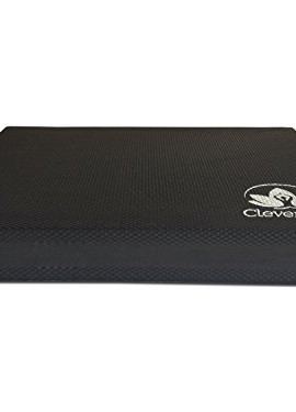 Clever-Yoga-X-Large-Balance-Pad-1975x1575x25-Comes-With-Our-Special-Namaste-Lifetime-Warranty-Black-0-0