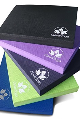 Clever-Yoga-X-Large-Balance-Pad-1975x1575x25-Comes-With-Our-Special-Namaste-Lifetime-Warranty-Black-0