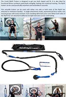 CoreX-Ultimate-Functional-Fitness-Bundle-Dip-Bars-Club-Bodyweight-Suspension-Straps-RipFit-Trainer-Functional-Fitness-Training-Bag-CoreMount-Door-Anchor-0-6