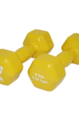 DSS-CanDo-vinyl-coated-dumbbell-9-lb-Yellow-pair-0