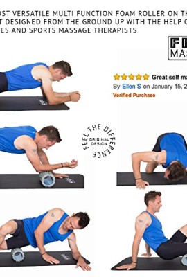 Exous-Bodygear-Performance-High-Density-Grid-Foam-Roller-Advanced-Trigger-Point-Massage-Therapy-with-Video-Instruction-0-0